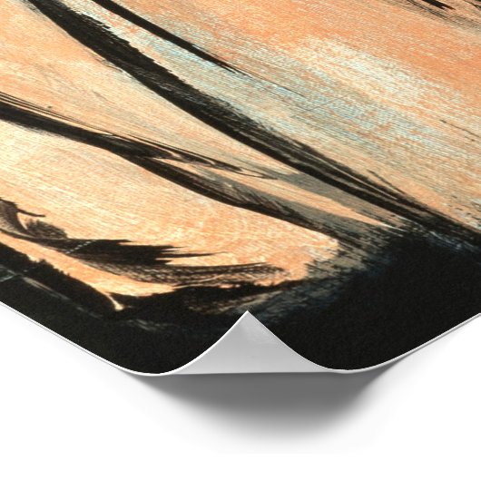 Bad Day, dog in cone poster ポスター (角)