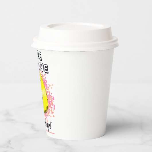 bad day paper cup 紙コップ (左)