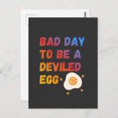 Bad Day to Be a Deviled Egg ポストカード (正面/裏面)