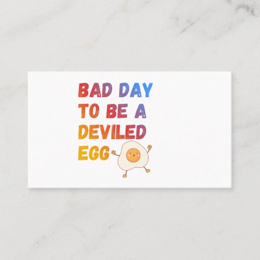 Bad Day to Be a Deviled Egg 名刺 (正面)