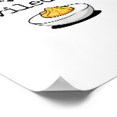 Bad Day To Be A Deviled Egg Funny Thanksgiving Dev ポスター (角)