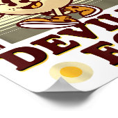 Bad Day To Be A Deviled Egg Funny Thanksgiving Egg ポスター (角)