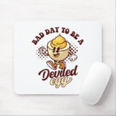 Bad Day To Be A Deviled Egg Funny Thanksgiving Egg マウスパッド (マウス)