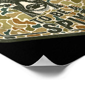 Bad Day To Be A Ske Rustic Humor Hunting Outdoor  ポスター (角)