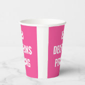 Bad Decisions Pending Funny Bachelorette Party 紙コップ (右)