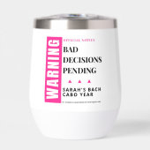 Bad Decisions Pending | Personalized Bachelorette  (正面)