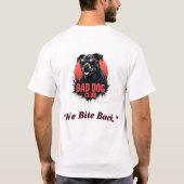 BAD DOG CLUB – Rottweiler Streetwear T-Shirt Tシャツ (裏面)