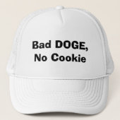 Bad DOGE, No Cookie キャップ (正面)