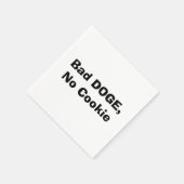 Bad DOGE, No Cookie スタンダードカクテルナプキン (角)