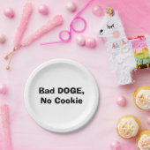Bad DOGE, No Cookie ペーパープレート (パーティー)