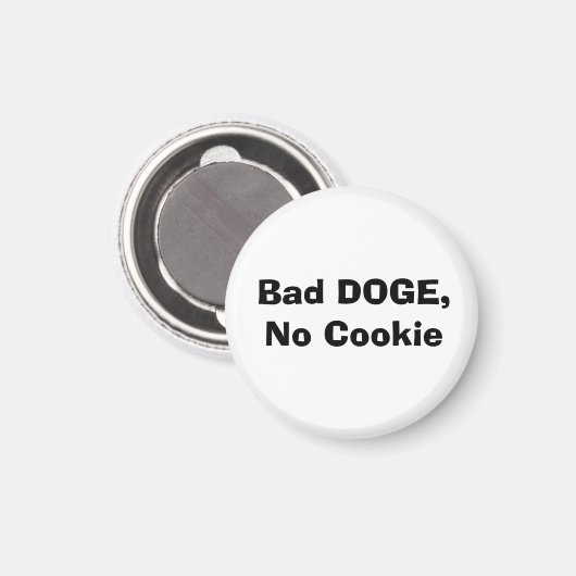 Bad DOGE, No Cookie マグネット (正面/裏面)