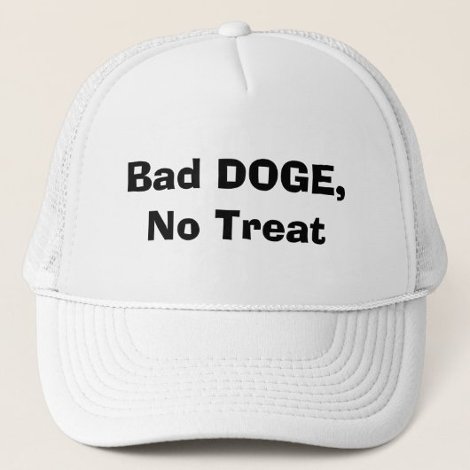 Bad DOGE, No Treat キャップ (正面)