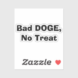 Bad DOGE, No Treat シール
