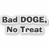 Bad DOGE, No Treat シール (正面)
