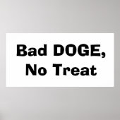 Bad DOGE, No Treat ポスター (正面)