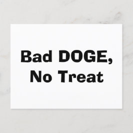 Bad DOGE, No Treat ポストカード