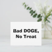 Bad DOGE, No Treat ポストカード (スタンド正面)