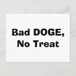 Bad DOGE, No Treat ポストカード