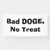 Bad DOGE, No Treat 横断幕 (横)