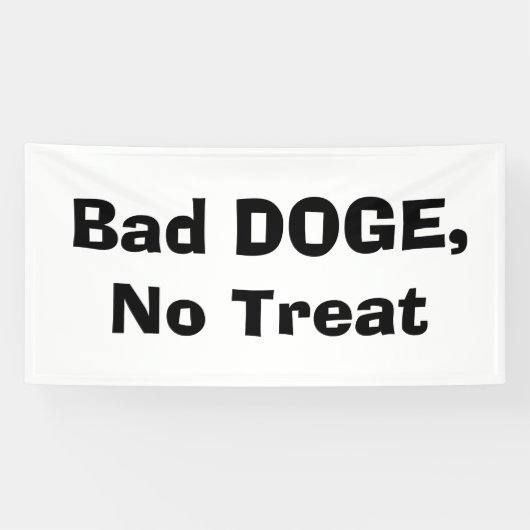 Bad DOGE, No Treat 横断幕 (横)