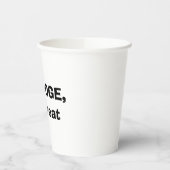 Bad DOGE, No Treat 紙コップ (左)