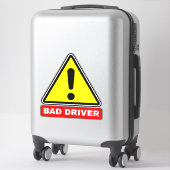 Bad Driver on the Road (Car Alert) シール (スーツケース)