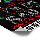 Bad Elf Ugly Christmas For Elves Lover  ポスター (角)