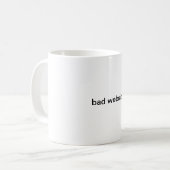 bad, expensive mug コーヒーマグカップ (正面左)