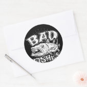 Bad Fishes Only, Barracuda Graphic ラウンドシール (封筒)