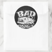 Bad Fishes Only, Barracuda Graphic ラウンドシール (バッグ)
