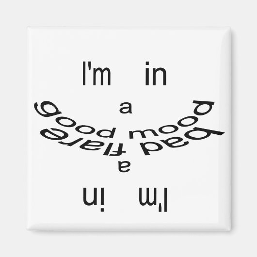 Bad Flare vs. Good Mood Indicator Magnet マグネット (正面)