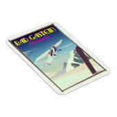 Bad Gastein Austria Snowboardingポスター マグネット (右側)