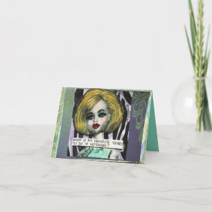 BAD GIRL ART NOTECARD – 何もしよお気に入りの カード