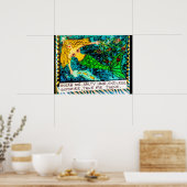 Bad girl art print on archival paper ポスター (キッチン)