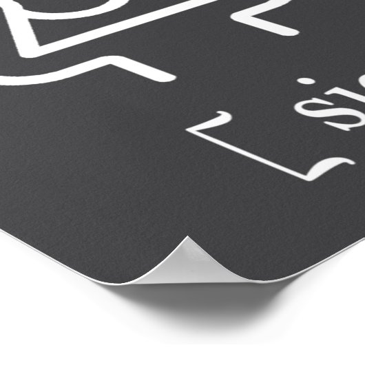 Bad Grammar Makes Me Sic Funny Grammar  ポスター (角)