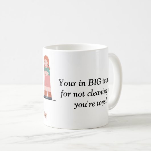 Bad Grammar Mug – お客様/あなたは コーヒーマグカップ (正面右)