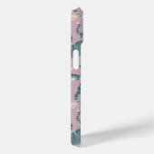 Bad Gray Tabby Cats Noking Over & Monogram Case-Mate iPhoneケース (裏面 / 右)
