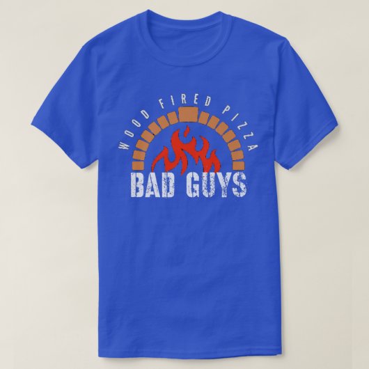 Bad guys pizza tシャツ (デザイン正面)