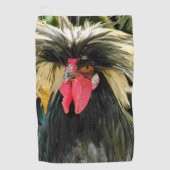 Bad Hair Chickenの写真 ゴルフタオル (正面)