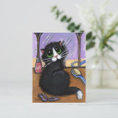 Bad Hair Dayはがき ポストカード (スタンド正面)