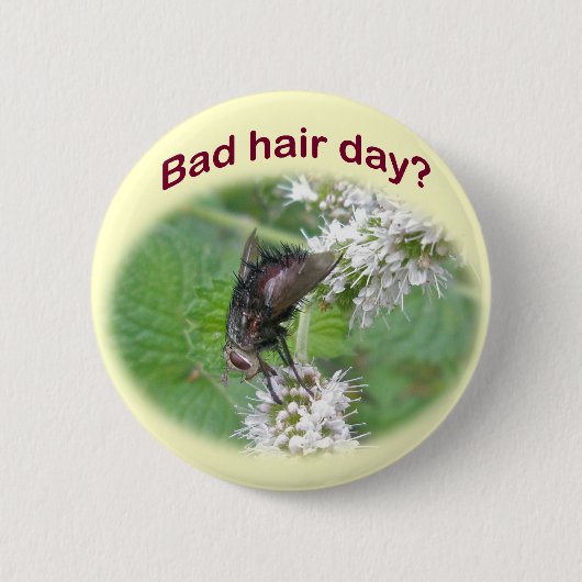 Bad Hair Day Fly Coordinating Items 缶バッジ (正面)