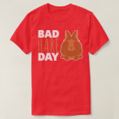 Bad Hare Day I Easter Bunny Design Lionhead Rabbit Tシャツ (デザイン正面)