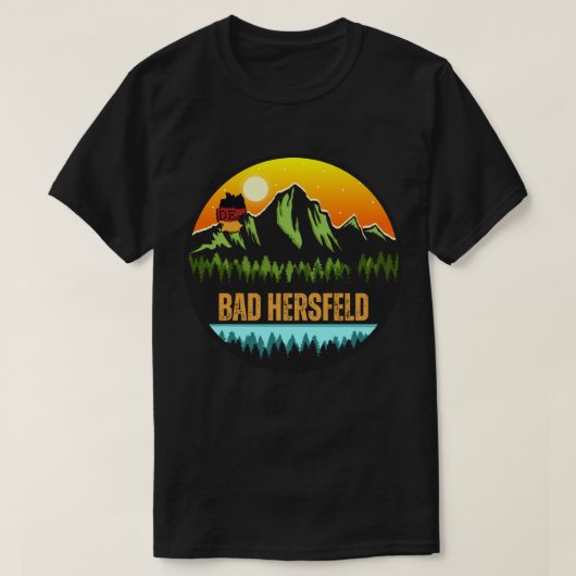 Bad Hersfeld（ドイツ） Tシャツ (デザイン正面)