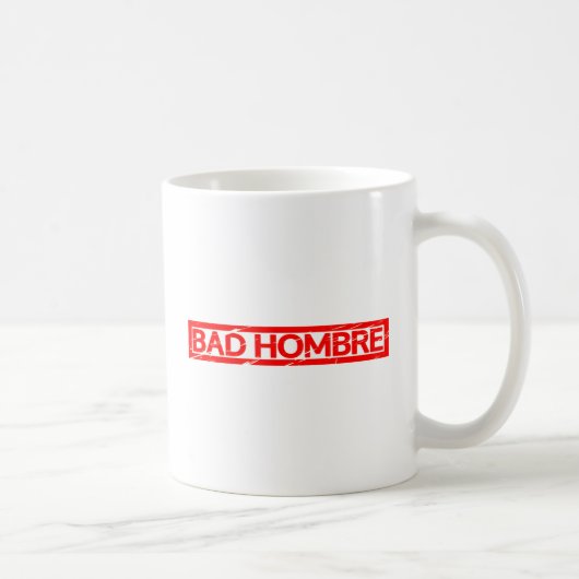 Bad Hobre Stamp コーヒーマグカップ (右)