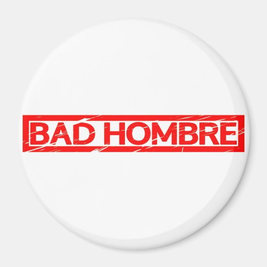 Bad Hobre Stamp マグネット (正面)