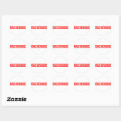 Bad Hobre Stamp ラウンドシール (シート)