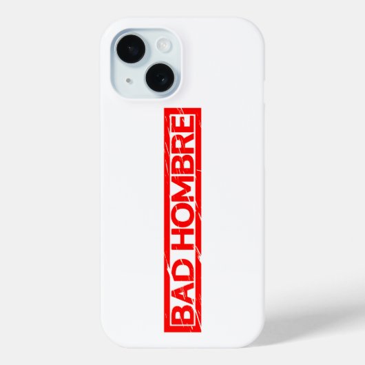 Bad Hobre Stamp Case-Mate iPhoneケース (裏面)