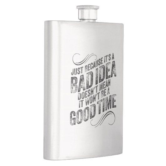 Bad Idea Good Time フラスク (右)