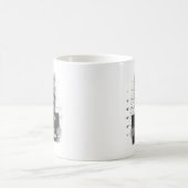 Bad Kitty Cat Police おもしろい Constant Photo コーヒーマグカップ (中央)