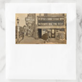 Bad Luck! 長方形シール (バッグ)